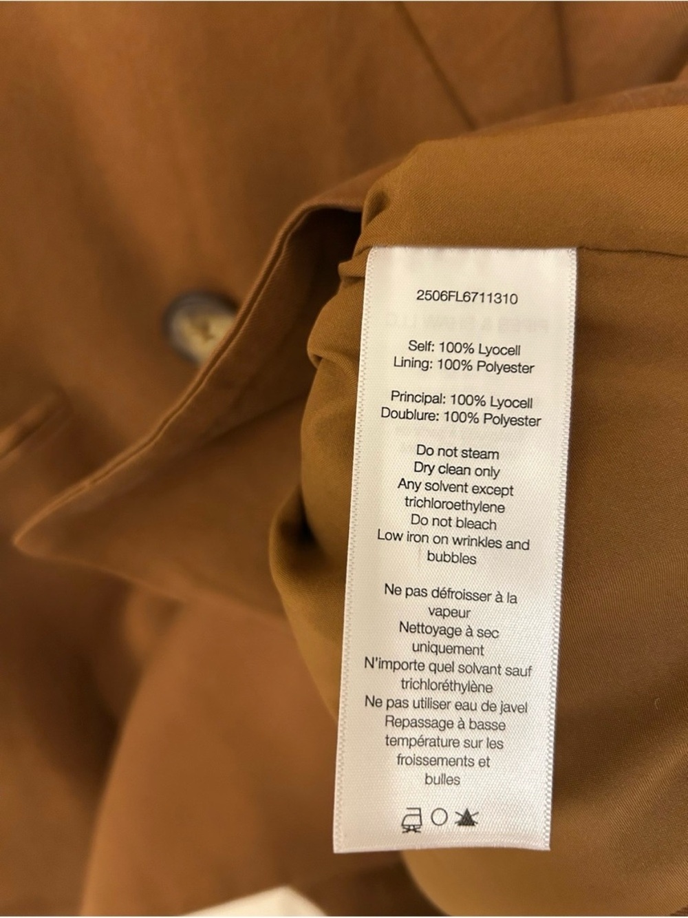 Veronica Beard Rupert Double-Breasted Blazer in Whiskey Size 8 - Picture 10 of 15